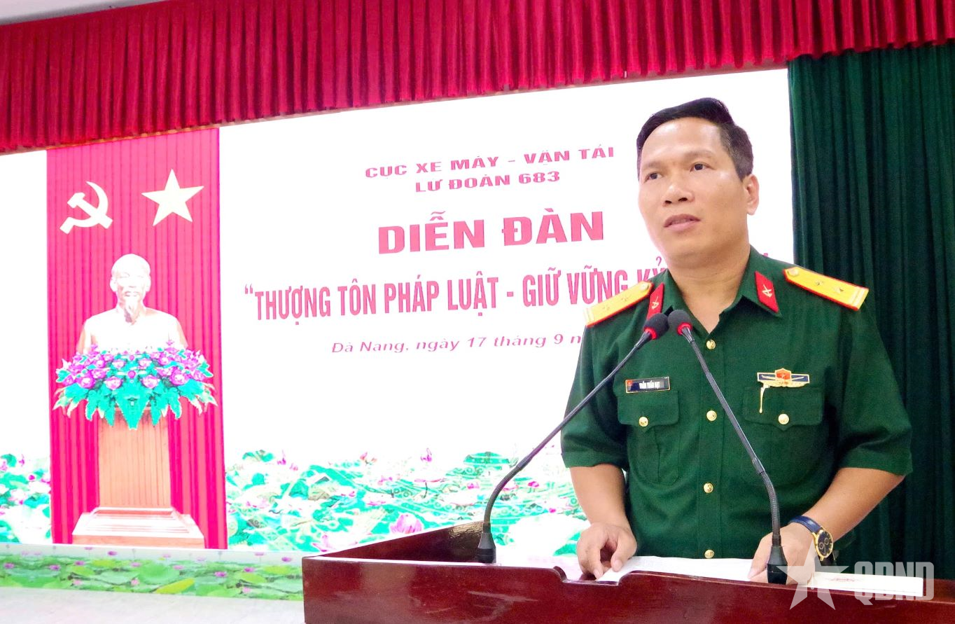 Nâng cao nhận thức, tinh thần thượng tôn pháp luật của cán bộ, chiến sĩ và nhân dân